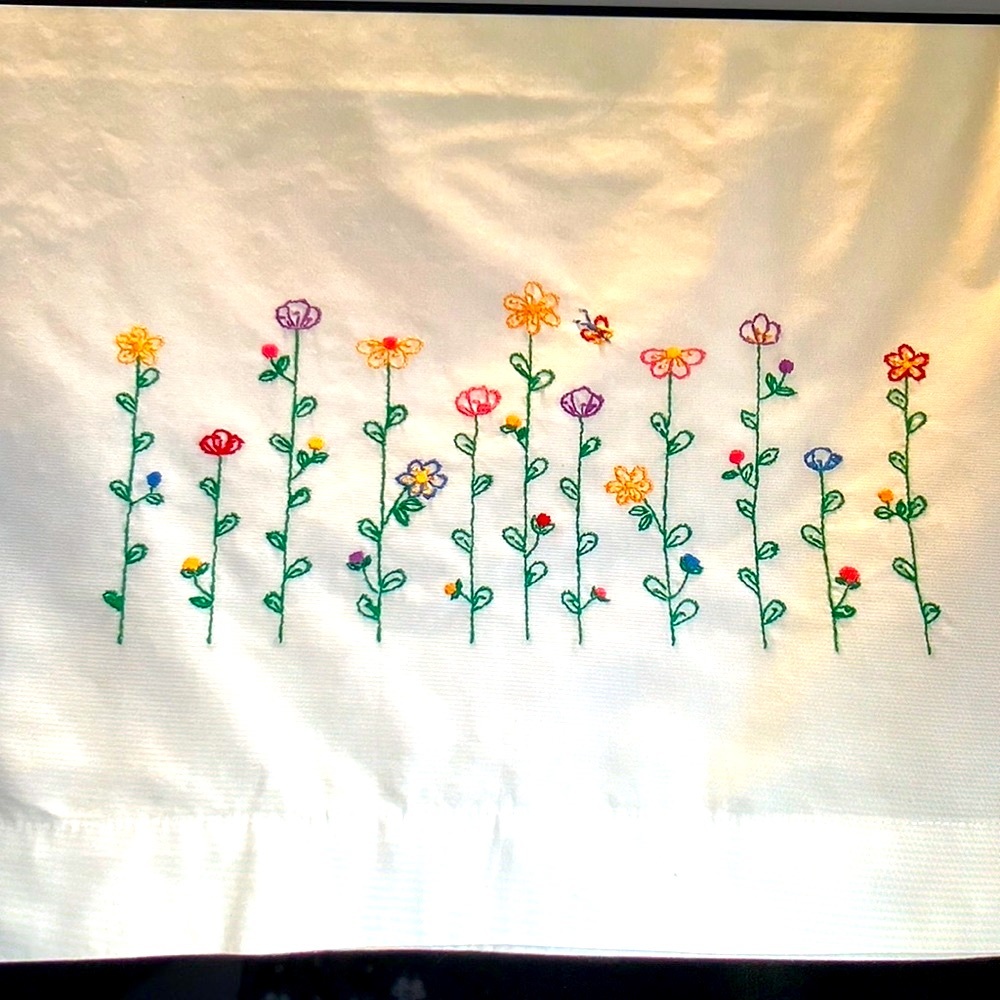 “ Hand Embroidery Standard Pillow Cases “